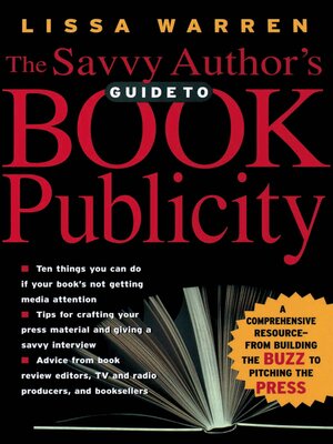 cover image of The Savvy Author's Guide to Book Publicity